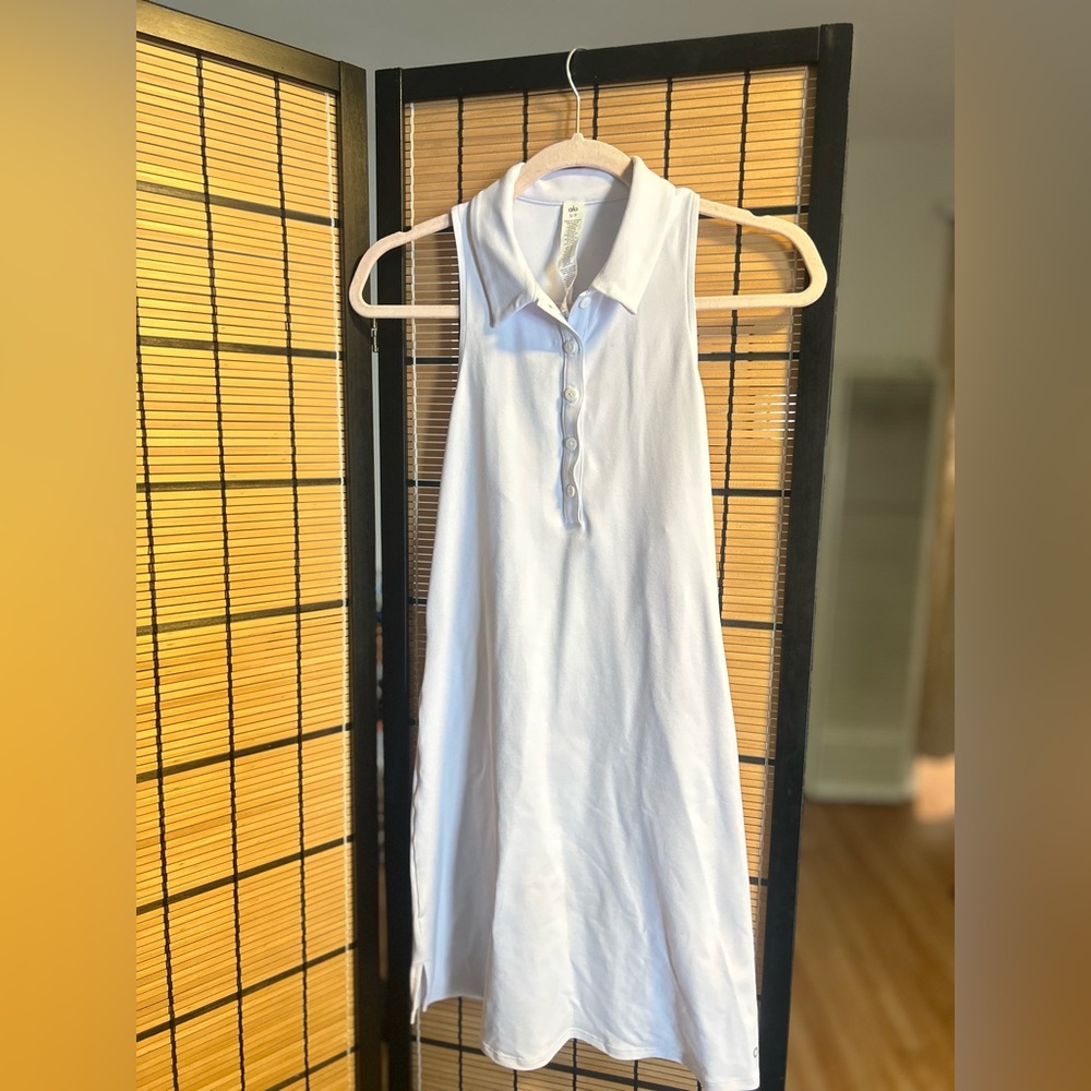 ALO Yoga White Tennis Dress
